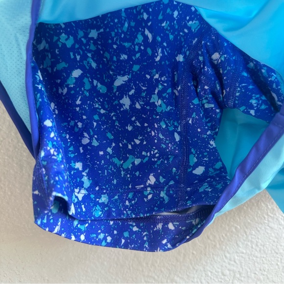 Nike Dri-Fit Blue Running Shorts With Built In Spandex Shorts Women’s Size Small - Picture 4 of 8